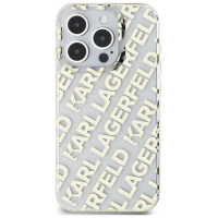 Karl Lagerfeld IML Fullover Logo case for iPhone 15 Pro - gold