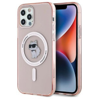 Karl Lagerfeld IML Choupette MagSafe case for iPhone 12/12 Pro - pink