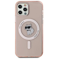 Karl Lagerfeld IML Choupette MagSafe case for iPhone 12/12 Pro - pink