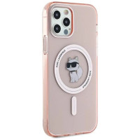 Karl Lagerfeld IML Choupette MagSafe case for iPhone 12/12 Pro - pink