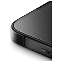 Uniq Optix Matte frosted tempered glass for iPhone 15 / 14 Pro with applicator