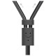 Ugreen AV102 10510 cable 3.5 mm mini jack (male) / 2RCA (male) 2m - gray