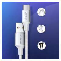 Ugreen US288 60409 USB-A / USB-C QC 3.0 3A 3m cable - white