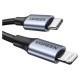 Ugreen US304 60759 Lightning - USB-C 2.0 MFi Cable 1m - Gray