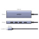 Ugreen HUB Ugreen CM511 20956A 6in1 USB-C - HDMI / 3x USB-A 3.0 / SD/TF card reader - gray