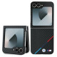 BMW Carbon Tricolor Case for Samsung Galaxy Z Flip 6 - Black