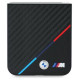 BMW Carbon Tricolor Case for Samsung Galaxy Z Flip 6 - Black