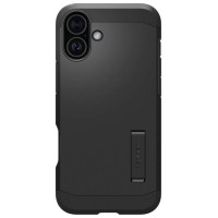 Spigen Tough Armor MagSafe case with stand for iPhone 16 - black