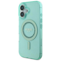Guess IML Rhinestones MagSafe iPhone 16 Plus Case - Green