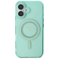 Guess IML Rhinestones MagSafe iPhone 16 Plus Case - Green