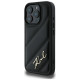 Karl Lagerfeld Quilted Signature iPhone 16 Pro Case - Black