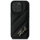 Karl Lagerfeld Quilted Signature iPhone 16 Pro Case - Black