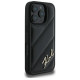 Karl Lagerfeld Quilted Signature iPhone 16 Pro Case - Black