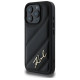Karl Lagerfeld Quilted Signature iPhone 16 Pro Max Case - Black
