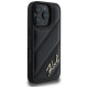 Karl Lagerfeld Quilted Signature iPhone 16 Pro Max Case - Black