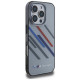 BMW Motosport IML Random Stripes iPhone 16 Pro Case - Gray