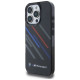 BMW Motosport IML Random Stripes iPhone 16 Pro Max Case - Black