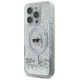 Karl Lagerfeld Liquid Glitter Karl Head Magsafe Case for iPhone 16 Pro - Clear