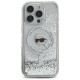 Karl Lagerfeld Liquid Glitter Karl Head Magsafe Case for iPhone 16 Pro - Clear
