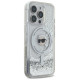 Karl Lagerfeld Liquid Glitter Karl Head Magsafe Case for iPhone 16 Pro - Clear