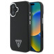 Guess Grained Triangle MagSafe case for iPhone 16 - black