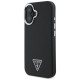 Guess Grained Triangle MagSafe case for iPhone 16 - black