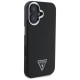 Guess Grained Triangle MagSafe case for iPhone 16 - black