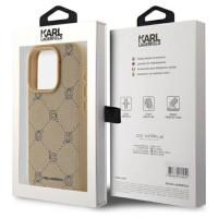 Karl Lagerfeld Magsafe Karl Head Case for iPhone 15 Pro Max - Beige