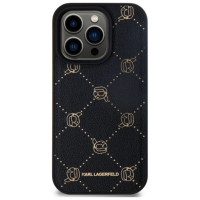 Karl Lagerfeld Magsafe Karl Head Case for iPhone 15 Pro Max - Black