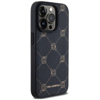 Karl Lagerfeld Magsafe Karl Head Case for iPhone 15 Pro Max - Black