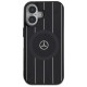 Mercedes MB Double Layer Crossed Lines MagSafe case for iPhone 16 - black