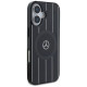 Mercedes MB Double Layer Crossed Lines MagSafe case for iPhone 16 - black