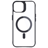 3Mk Protection 3mk Satin Armor MagCase with MagSafe for iPhone 15 Plus - Clear with Black Frame