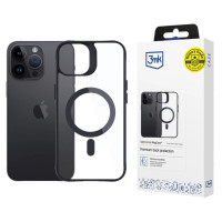 3Mk Protection 3mk Satin Armor MagCase with MagSafe for iPhone 14 Pro - Clear with Black Frame