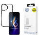 3Mk Protection 3mk Satin Armor Case+ for iPhone 16 Plus - Transparent with Black Frame