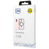 3Mk Protection 3mk Satin Armor MagCase with MagSafe for iPhone 16 Plus - Clear with Black Frame