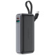 Acefast M7-10000 PD30W Powerbank with Built-in Cable - Black