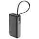 Acefast M7-10000 PD30W Powerbank with Built-in Cable - Black