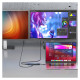 Wozinsky USB-C 6 in 1 Hub Wozinsky WHBC10Y4S Multifunctional, Aluminum, with 25 cm Cable - Gray