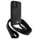 BMW M Edition Carbon Stripe & Strap iPhone 16 Case - Black