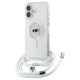Karl Lagerfeld Crossbody IML Karl Head Magsafe Case for iPhone 16 - Clear