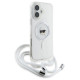 Karl Lagerfeld Crossbody IML Karl Head Magsafe Case for iPhone 16 - Clear
