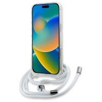 Karl Lagerfeld Crossbody IML Karl Head Magsafe Case for iPhone 16 - Clear