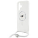 Karl Lagerfeld Crossbody IML Karl Head Magsafe Case for iPhone 16 - Clear
