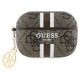 Guess GUAP2P4RPSW AirPods Pro 2 (2022/2023) cover brown/brown 4G Printed Stripes Charm
