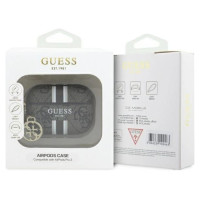 Guess GUAP2P4RPSW AirPods Pro 2 (2022/2023) cover brown/brown 4G Printed Stripes Charm