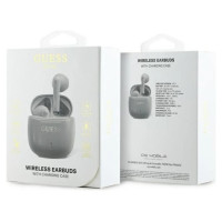 Guess Bluetooth headphones GUTWSJ14ESGE TWS + docking station taupe Printed Classic Logo