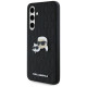 Karl Lagerfeld KLHCS24FEPGKLKCPK Sam S24 FE S721 black/black hardcase Monogram Karl&Chaoupette Head Pin