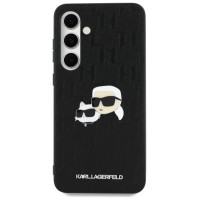 Karl Lagerfeld KLHCS24FEPGKLKCPK Sam S24 FE S721 black/black hardcase Monogram Karl&Chaoupette Head Pin