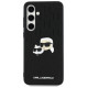 Karl Lagerfeld KLHCS24FEPGKLKCPK Sam S24 FE S721 black/black hardcase Monogram Karl&Chaoupette Head Pin